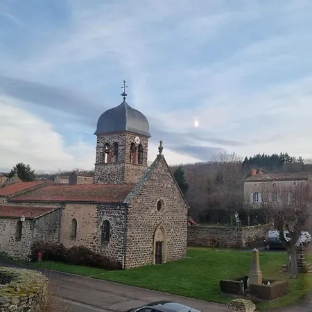 L'ecole - Vue Panoramique - A 50 M Du Chateau 別荘 Villeneuve (Puy-de-Dome)